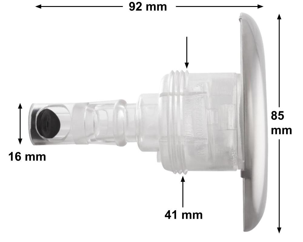 Buse Directionnelle LED 3" Inox · Rising Dragon RD203-3710-S02 – Image 2