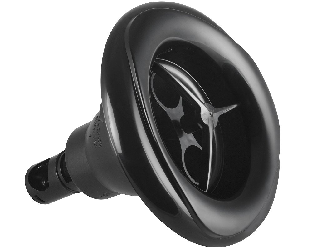 Buse de massage Rising Dragon 5" Twin Roto Alpha · Inox & noir – Image 3