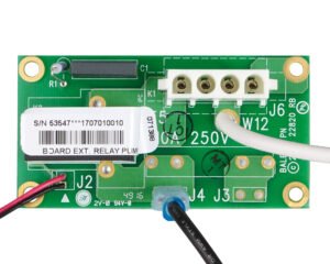 Carte d'extension Balboa X-P CE · Relais pour pompe mono-vitesse