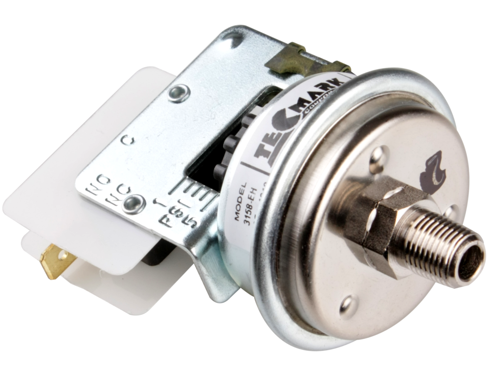 Pressostat Tecmark 3158 pour réchauffeurs Balboa · 1-5 psi · Filetage 1/8'' MPT