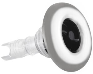 Buse de massage LVJ Small Crystal Roto 2,5" · Inox · Jet rotatif ciblé