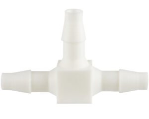 Raccord Té pneumatique 3 embouts cannelés Ø4 mm · Modèle 990300-000
