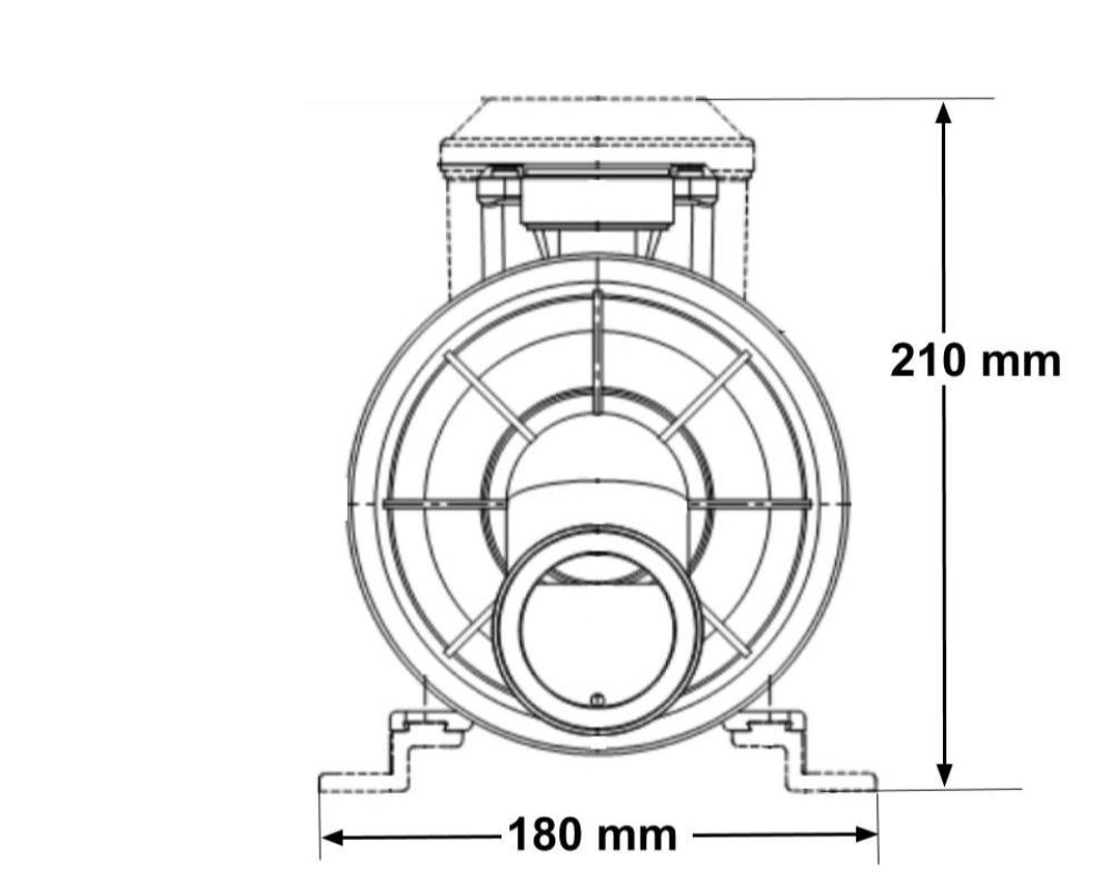 Pompe bi-vitesse SIREM PB1C8024L1B · 1,25 HP · Fabrication française – Image 3
