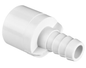 Raccord réducteur Waterway 425-0210 · 1/2" M vers 3/8" M+ cannelé
