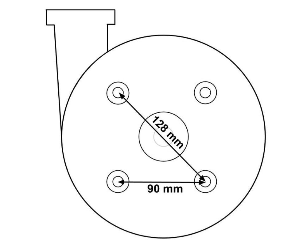 Corps de pompe complet LX Whirlpool DH1.0 · Volute + Turbine + Garniture – Image 3
