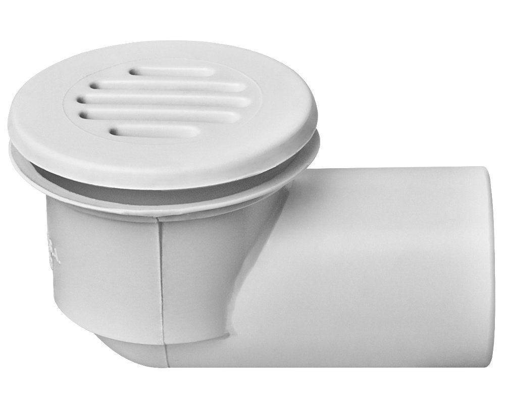 Bonde de fond Waterway Low Profile · Compacte avec sortie coudée · Ø 31 mm – Image 2