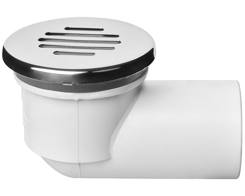 Bonde de fond Waterway Low Profile · Compacte avec sortie coudée · Ø 31 mm – Image 3