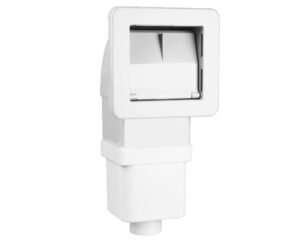 Skimmer Waterway Front Access 510-1600 avec filtre cartouche intégré · Raccordement 1,5" et 2"