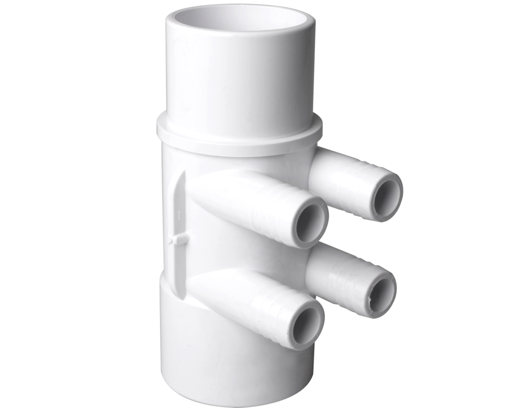 Nourrice Waterway 672-7140 · 2" M/F · 4 sorties cannelées 3/4"