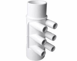 Nourrice Smart Plumb Waterway 672-7150 · 2" M/F · 6 sorties cannelées 3/4" M