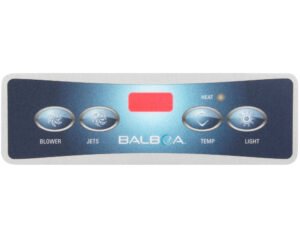 Membrane Balboa VL403 · Clavier 4 touches (Souffleur, Jets, Temp, Éclairage)