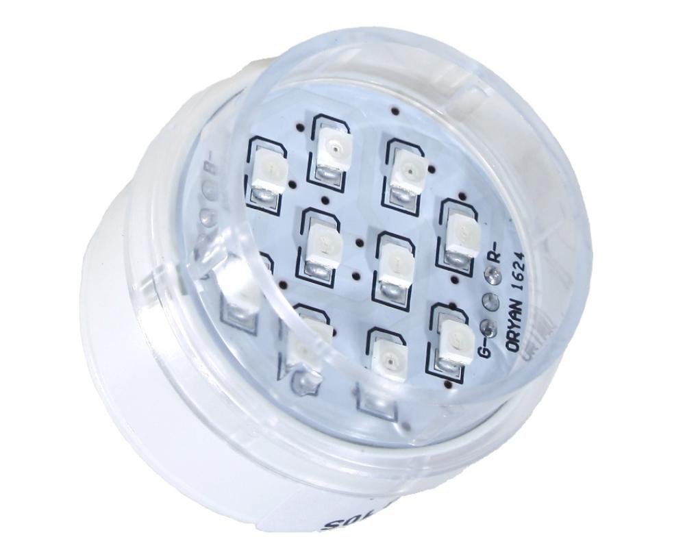Ampoule LED multicolore STARburst10 compacte · Effets lumineux pour spas · 12V · 36 mm