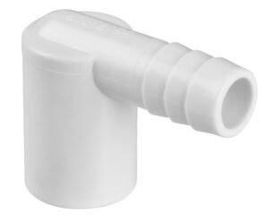 Raccord coudé G&G Industries 73895 · 1/2'' M lisse vers 1/2'' M cannelé