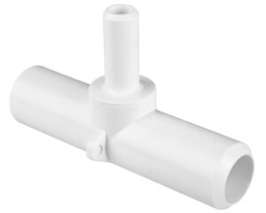 Té Waterway Smart Plumb 90° · 3/4" M+ × 3/4" M+ × 3/8" M+