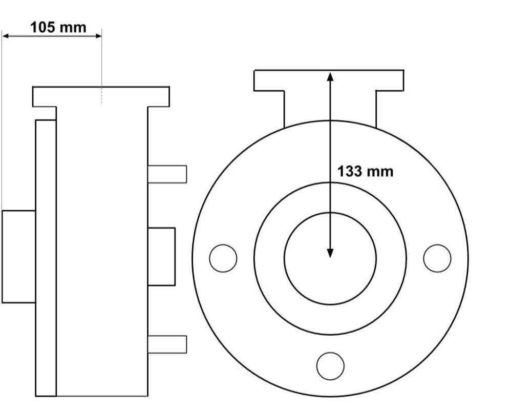 Corps de pompe HydroAir HA460 48-Frame · Raccords 1,5" · Kit complet – Image 2