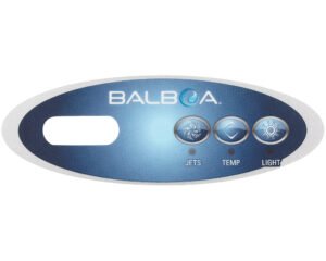 Membrane autocollante Balboa VL200 · 3 touches (Jets, Temp., Éclairage)