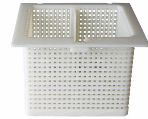 Panier de skimmer carré Waterway 519-4030 · Résine blanche haute résistance
