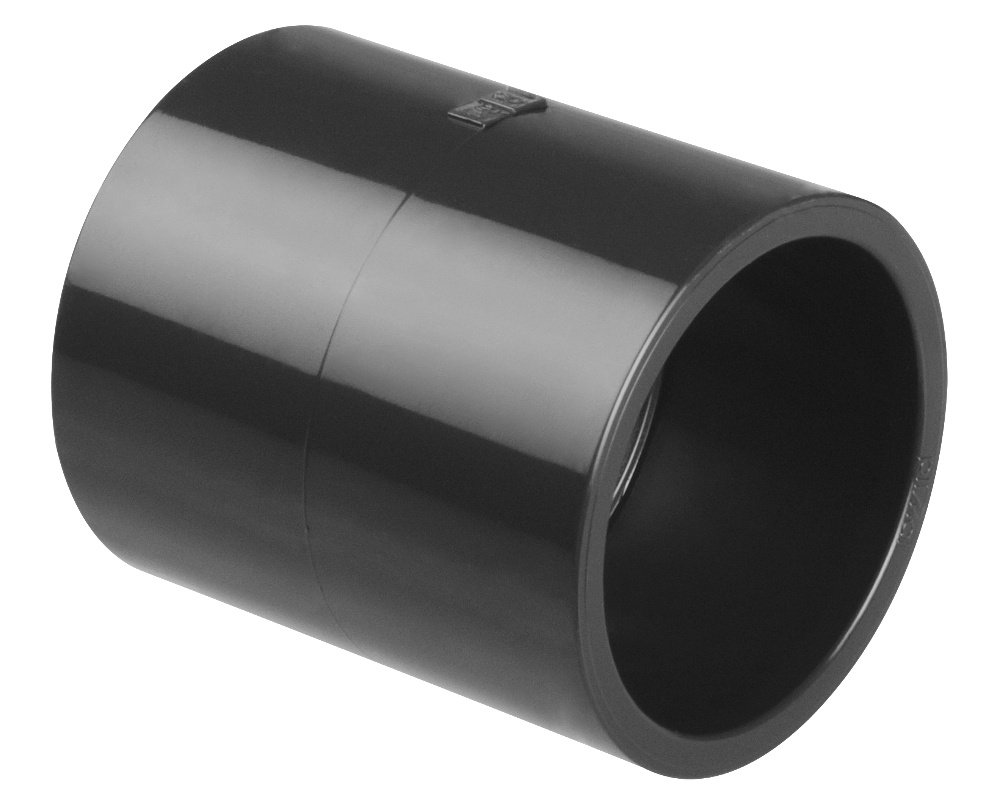 Raccord InterPlast M40 · Manchon PVC Ø40 mm F/F haute résistance