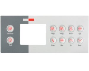 Membrane Gecko TSC-4 / K-4 à 10 touches · Interface tactile de remplacement