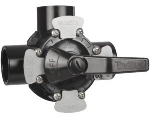 Vanne 3-voies Waterway TrueSeal 600-7200-CPVC · Raccords 2'' M ou 1,5'' F