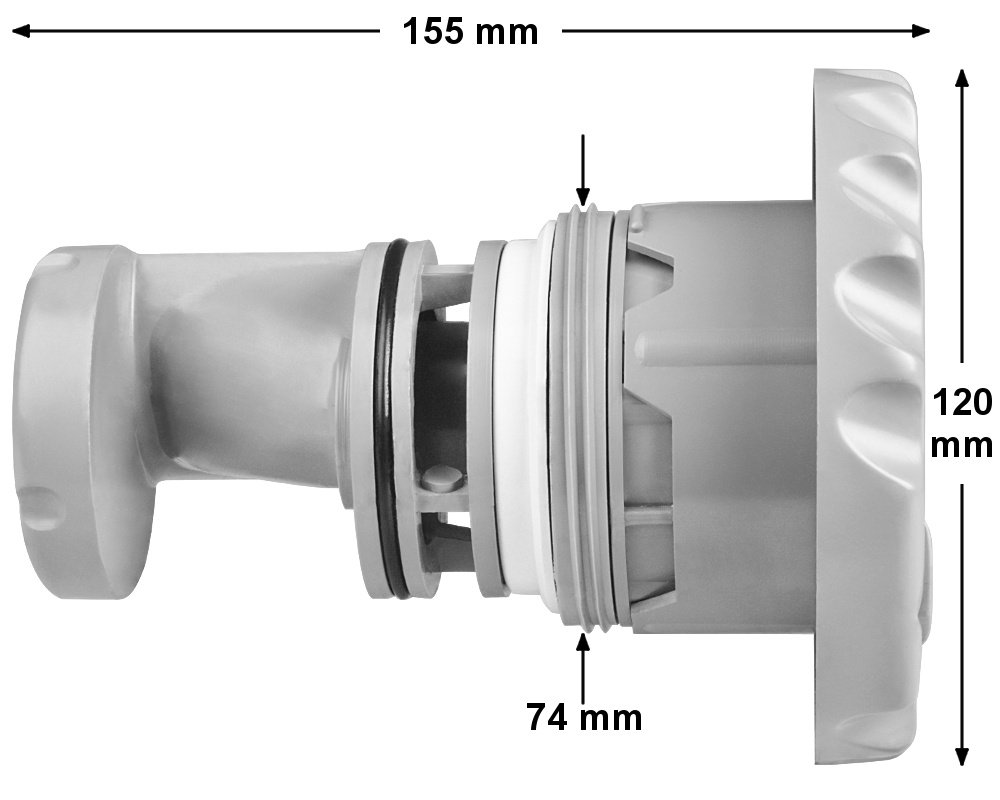 Buse de massage Waterway Dual-Flo 212-4547 · Ø120 mm · Compatible Canadian Spas – Image 2