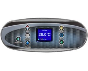 Clavier de contrôle Waterway NEO 2100 · 3 fonctions Jet 1 / Jet 2 / Souffleur
