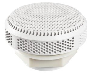 Bonde d'aspiration Waterway Super Hi-Flo 2,5" · Débit 41 m³/h · Blanc