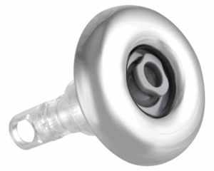 Buse directionnelle LVJ Mini 2" · Face Inox & noir · Massage ciblé