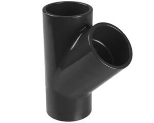 Raccord en T égal 45° InterPlast T4550 · 50 mm PVC gris