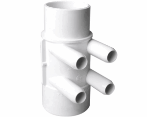 Nourrice Waterway Smart Plumb 2" M/F · 4 sorties lisses 3/4" · Modèle 672-4160