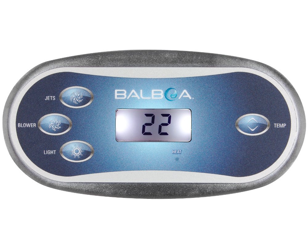 Clavier de commande Balboa VL406T · 4 touches · Compatibilité GS500Z/GS501Z