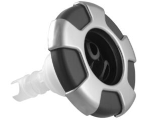 Buse de massage CMP Typhoon 400 Crown Twin Roto · Ø104 mm · Inox/Gris