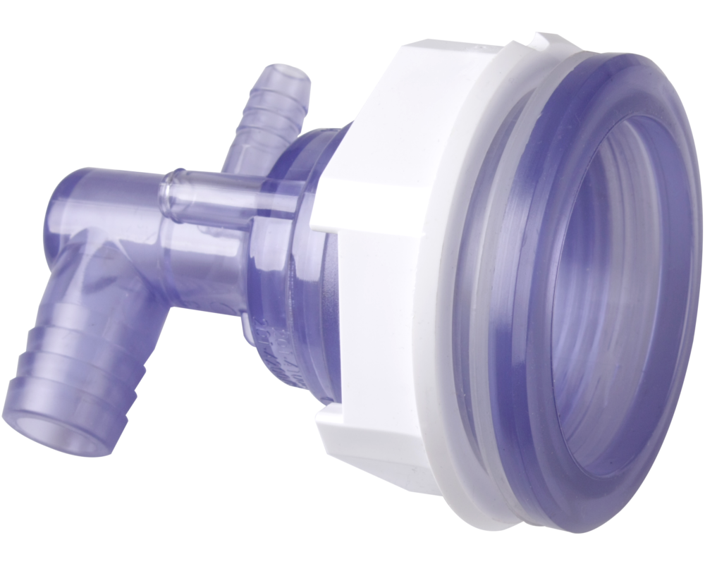 Douille Waterway Poly Storm à visser · 82 mm · Compatible LED · Effet Venturi intégré