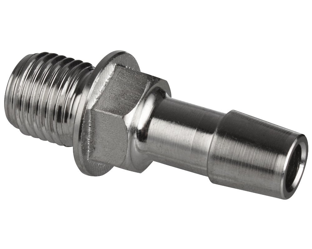 Adaptateur inox 3/8" · Filetage MPT 1/4" pour purge d’air – Modèle 6540-171