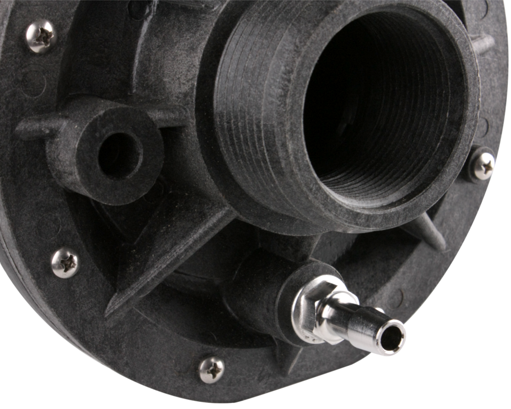 Adaptateur inox 3/8" · Filetage MPT 1/4" pour purge d’air – Modèle 6540-171 – Image 2