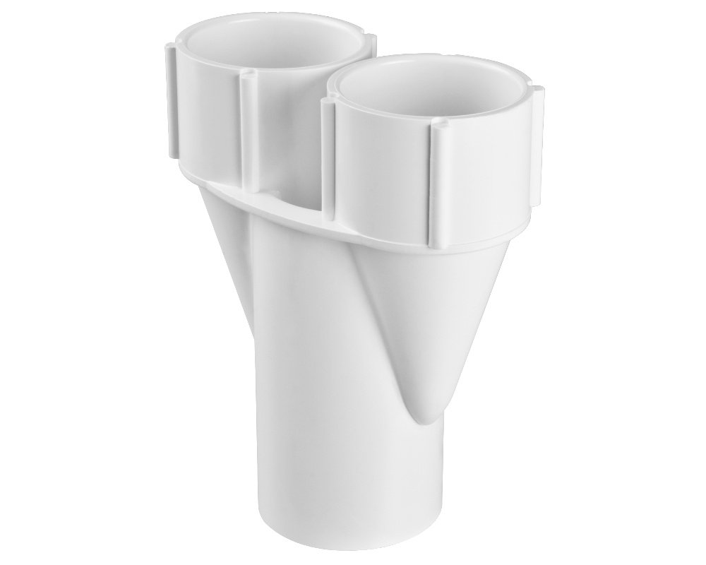 Raccord en Y Waterway 672-8040 1,5" · Sorties parallèles ABS haute résistance