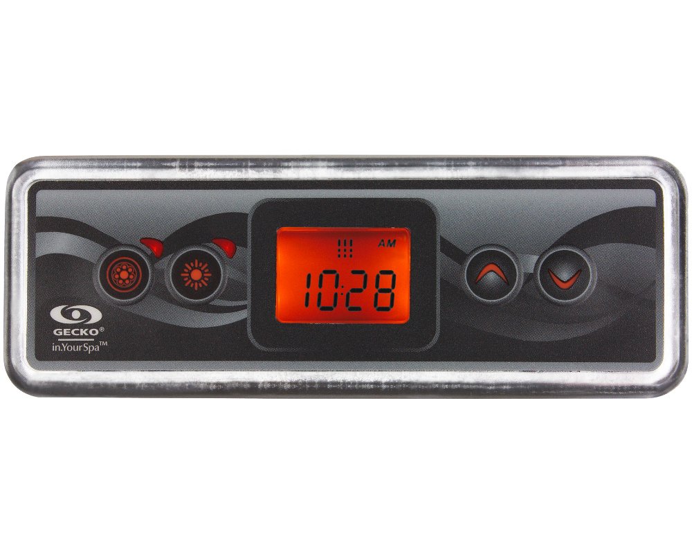 Clavier Gecko in.k300 BDLK3001OP-191 · 4 touches · 1 ou 2 pompes