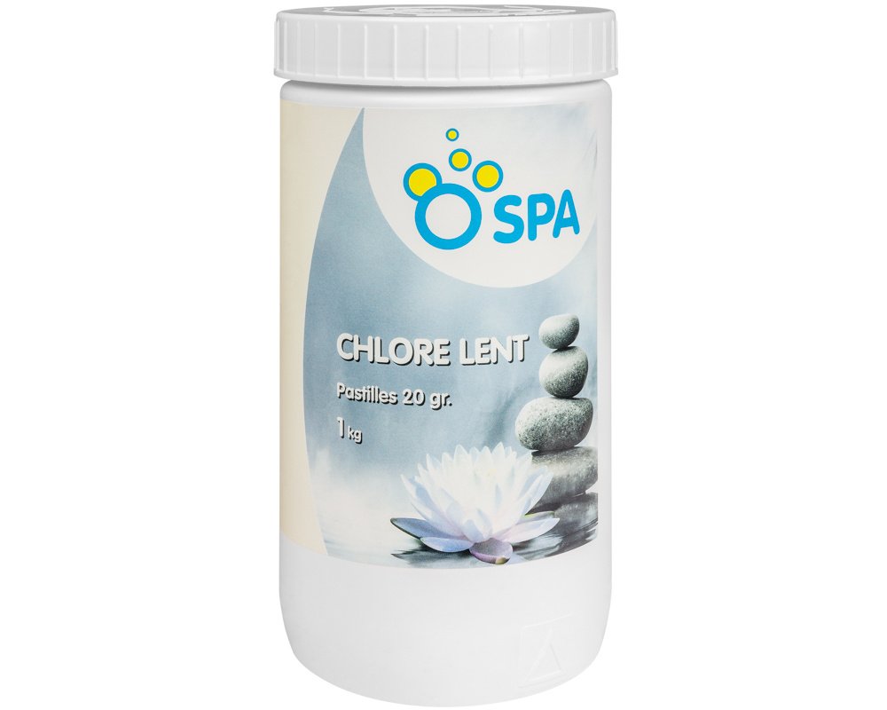 Pastilles de chlore stabilisé Ocedis O Spa · 1 kg · Dissolution lente