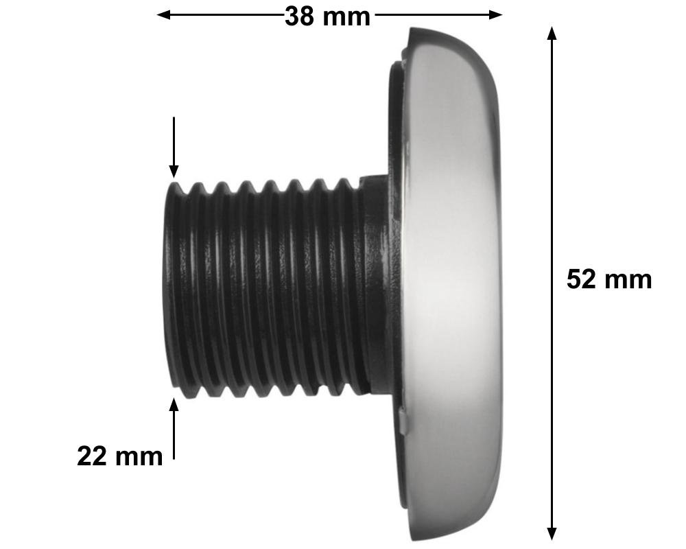 Buse Directionnelle Inox Rising Dragon RD201-1431S · Cluster Jet à visser Ø52 mm – Image 2