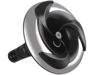 Buse de massage Rising Dragon 3" Twin Roto · Face Pepper Leaf vissable