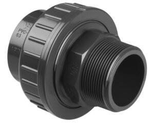 Union 3 pièces InterPlast SBM363G · 63 mm vers 2" fileté FPT