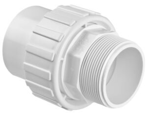 Union 3 pièces Waterway 400-5080 · Raccord 2" MPT/F vers 2" lisse