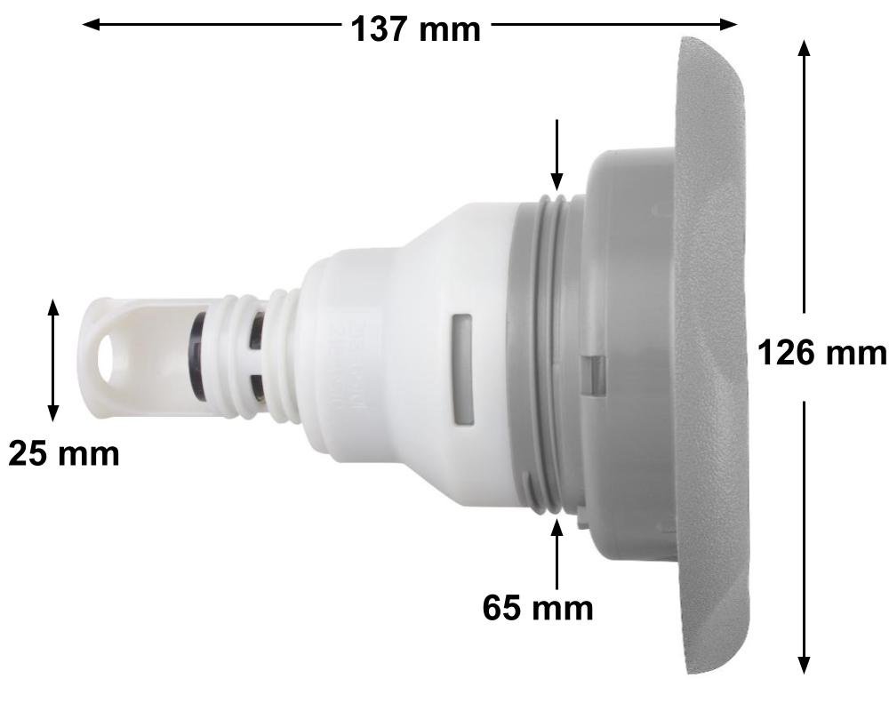 Buse Waterway Power Storm Directional à Visser · Jet Orientable Précis Ø126 mm – Image 2