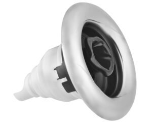 Buse directionnelle 5" à clipser Jazzi Crystal Inox · Jet ciblé ajustable