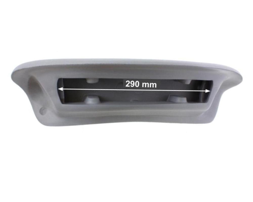 Repose-tête spa Wellis AF00040 · Appui ergonomique gris clair 460 mm – Image 2
