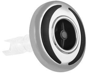 Buse de massage LVJ L-4283S Flying Twin Roto 2,5" · Inox & Gris texturé
