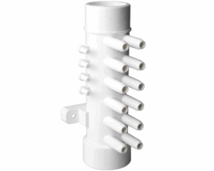 Nourrice spa ABS L-3001 · 12 sorties 3/8'' · Entrées 1,5'' M/F