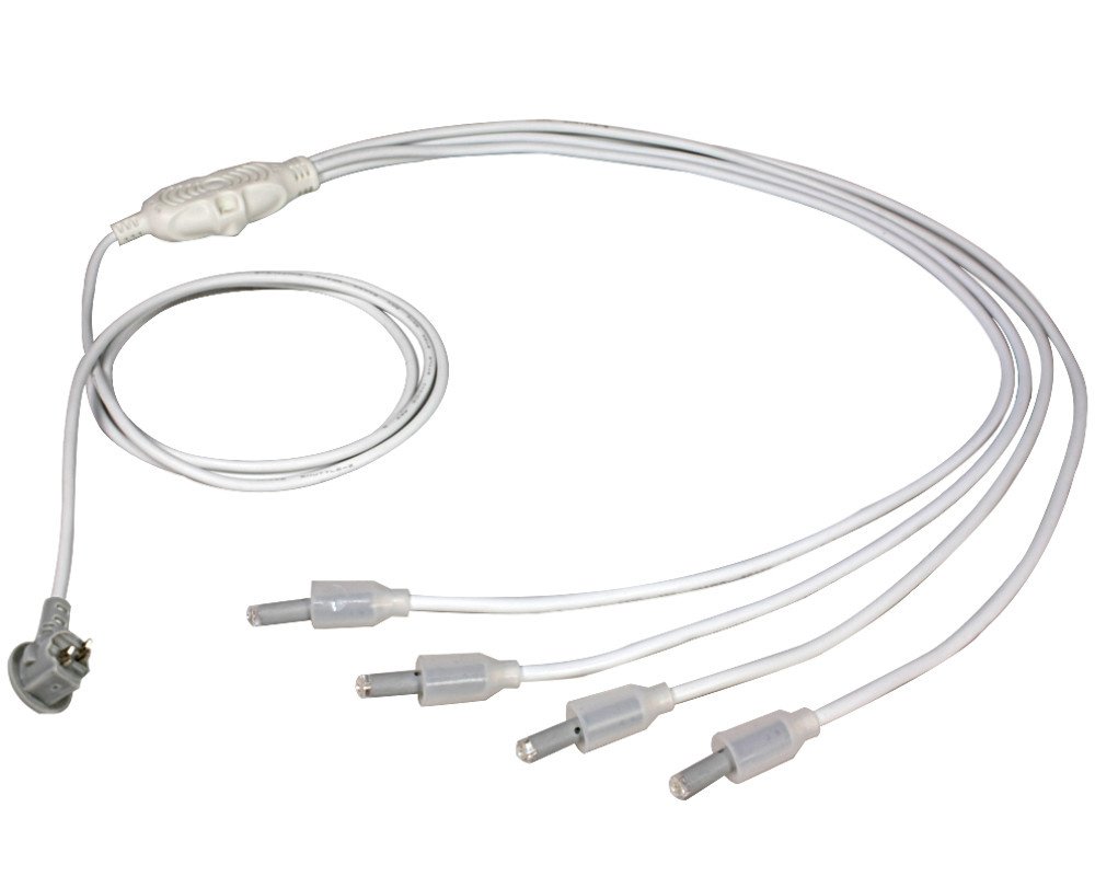 Kit LED 4 points · Rising Dragon Pinnacle · Câble connecteur 150 cm · 5V DC