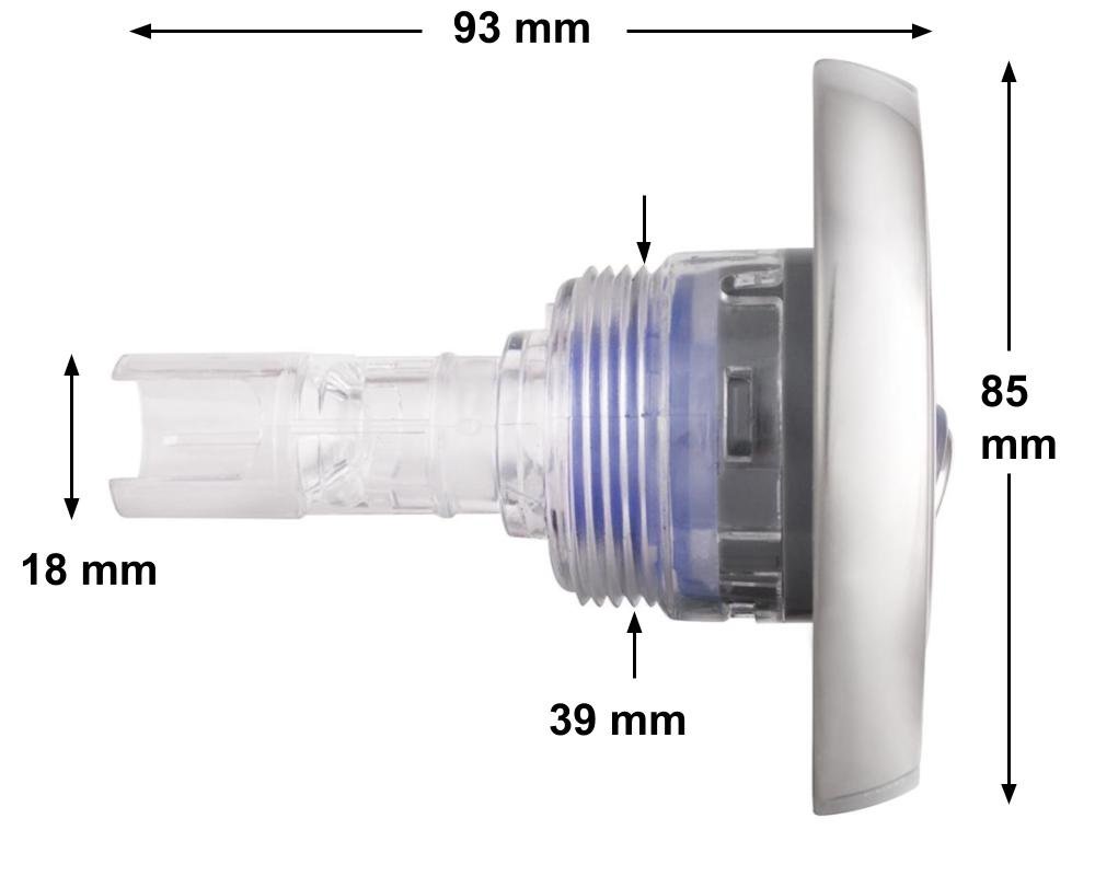 Buse Wellis LVJ Medium Roto 3" · Effet de massage rotatif ciblé – Image 2