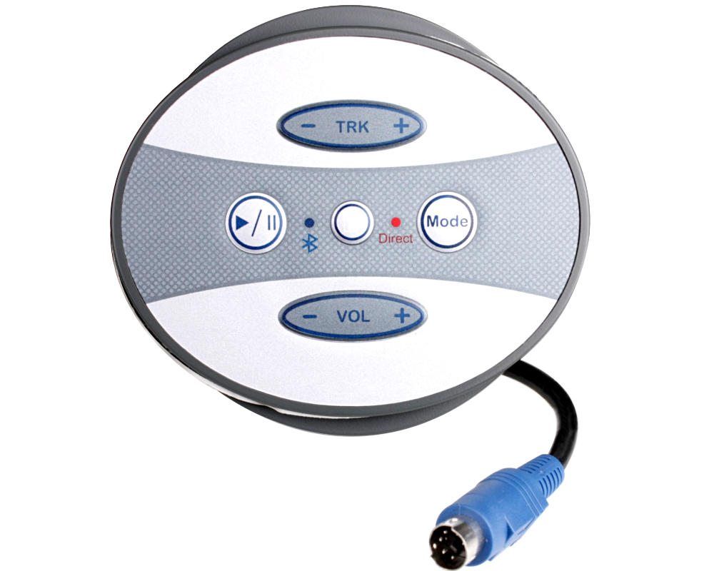 Clavier étanche Poly Planar ME60BT · Commande audio 5 touches pour spa